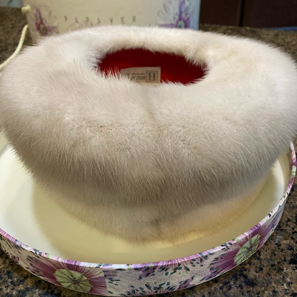 Leslie James Vintage Cossack Hat Genuine Fur